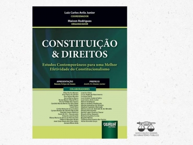 Promotor de Justiça de Goiás participa de obra jurídica coletiva que será publicada em Portugal e no Brasil