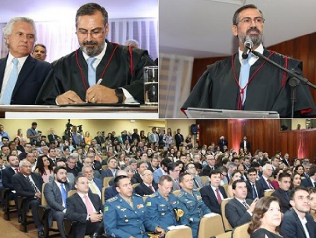 Aylton Vechi toma posse como procurador-geral de Justiça de Goiás