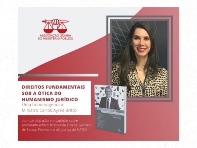 Promotora Oriane de Souza participa de livro em homenagem a Ayres Britto