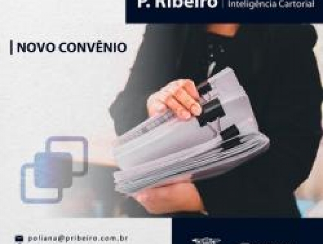 Novo convênio: P.Ribeiro - Inteligência Cartorial