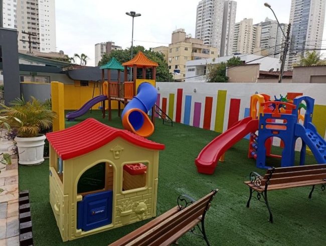 AGMP inaugura reforma do playground, com troca de todos os brinquedos