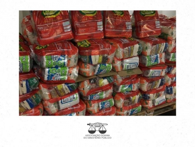 Campanha de arrecadação de alimentos da AGMP doa 4 toneladas em cestas básicas no mês de maio