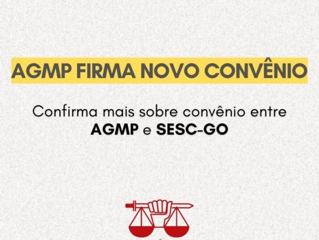 AGMP firma convênio com o SESC Goiás